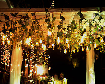 Lighting in Wedding Decor